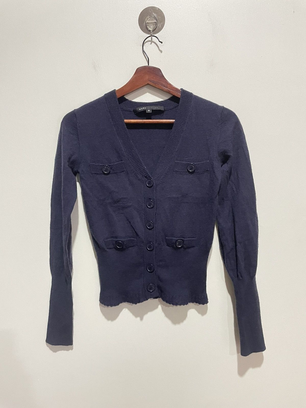Designer × Marc Jacobs × Vintage Marc Jacobs Button Sweater Size S / US 4 / IT 40 - 1 Thumbnail