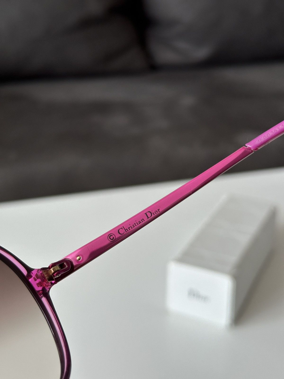 Dior DIOR Tahuata Les Marquises Pink Purple Aviator Sunglasses Size ONE SIZE - 6 Thumbnail