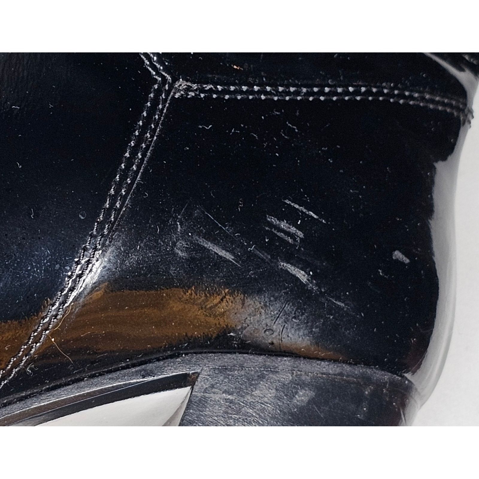 Chanel Chanel black patent boots and embroidered CC logo Size US 6 / IT 36 - 15 Thumbnail