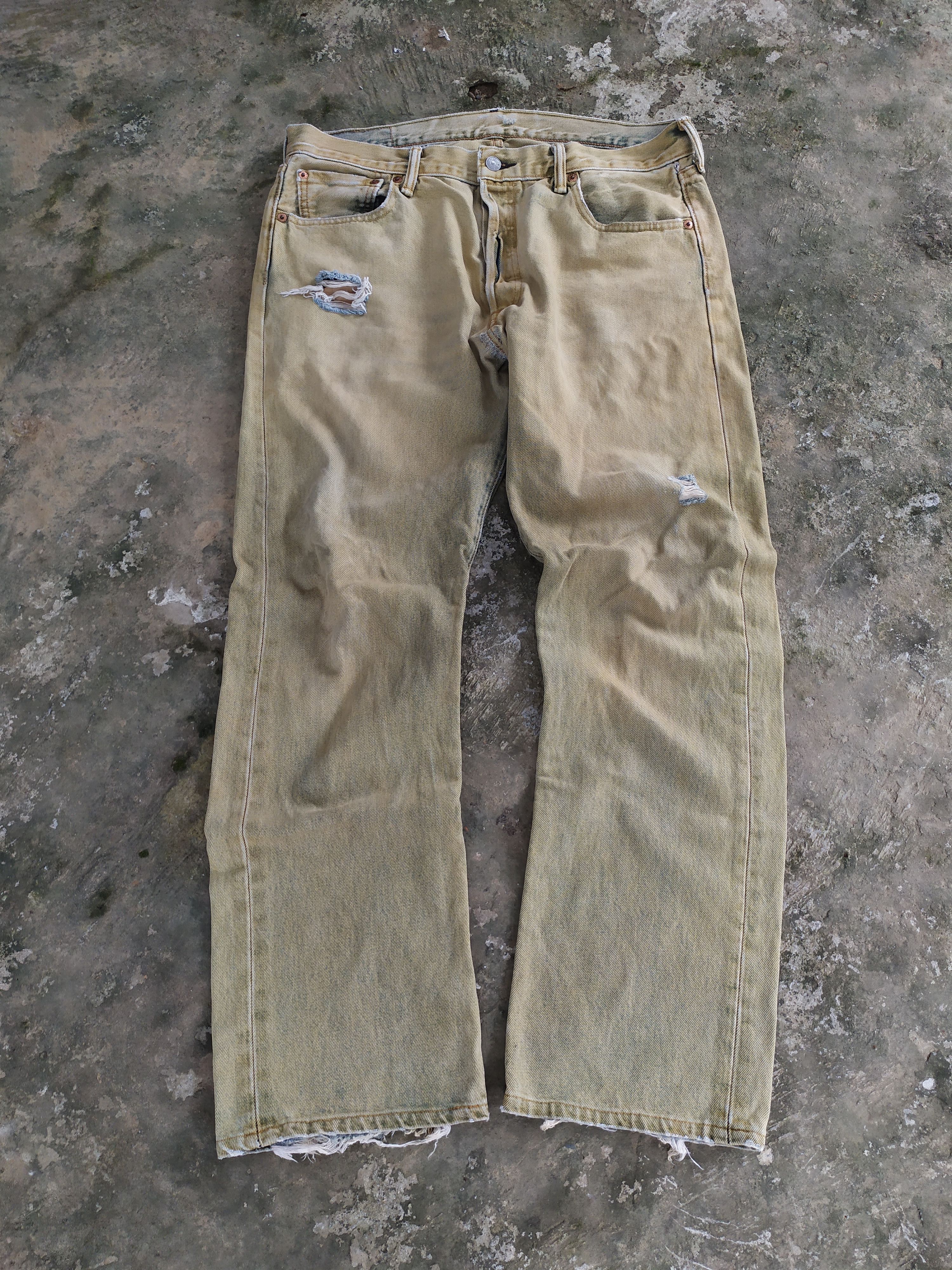 Levi's × Levi's Vintage Clothing Vintage Levi's 501 Mudwash Denim Size US 35 - 1 Thumbnail