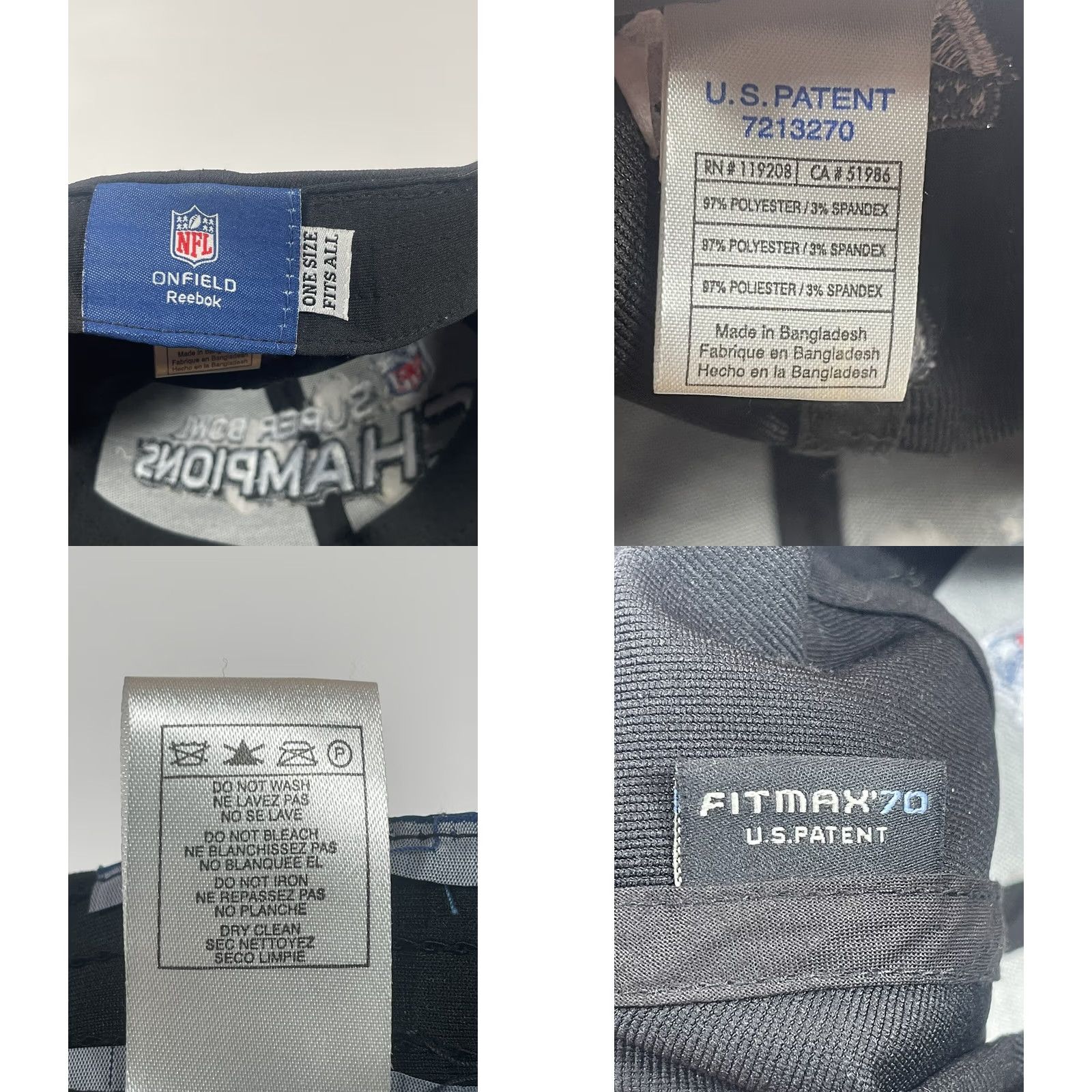 Reebok Reebok NFL Packers SuperBowl XLV 45 Champions Baseball HatCap OneSize Mens Size ONE SIZE - 8 Thumbnail