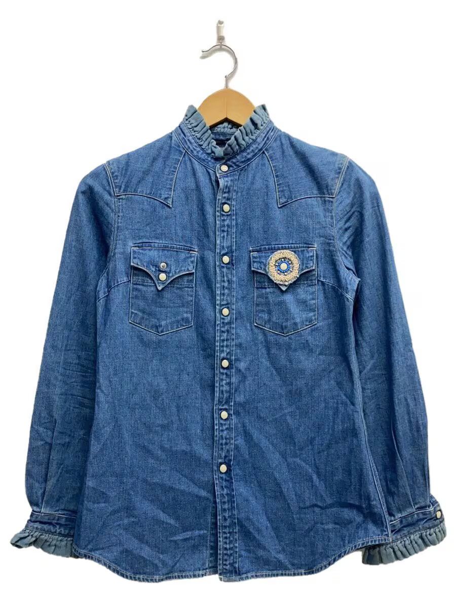 Kapital Western Denim Button Up Shirt Size XS / US 0-2 / IT 36-38 - 1 Thumbnail