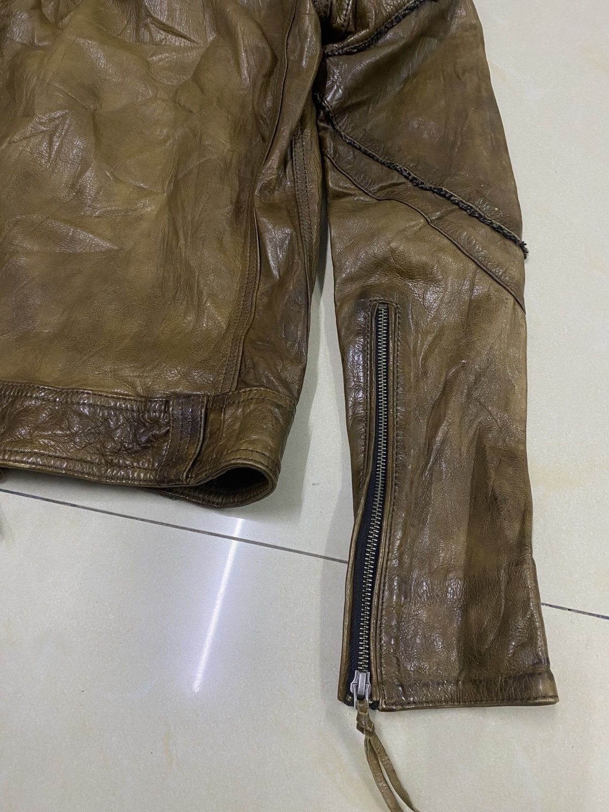 14th Addiction 14th Addiction Fur Hooded Leather Jacket Size US XS / EU 42 / 0 - 7 Thumbnail