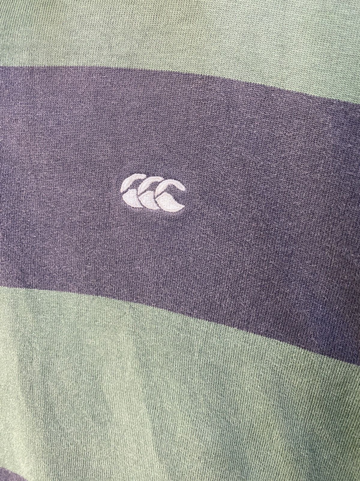 Canterbury of New Zealand × L.L. Bean × Vintage Vintage canterbury zebra line polo tee longsleeve Size US L / EU 52-54 / 3 - 13 Thumbnail