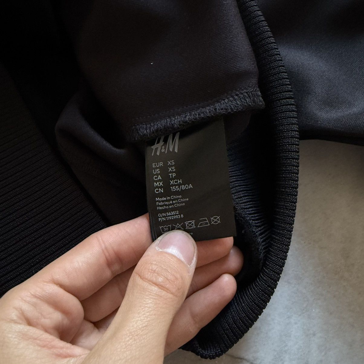 H&M Paco Rabanne x H&M Unisex Black Full Zip Jacket Logo Y2K Size US XS / EU 42 / 0 - 10 Thumbnail