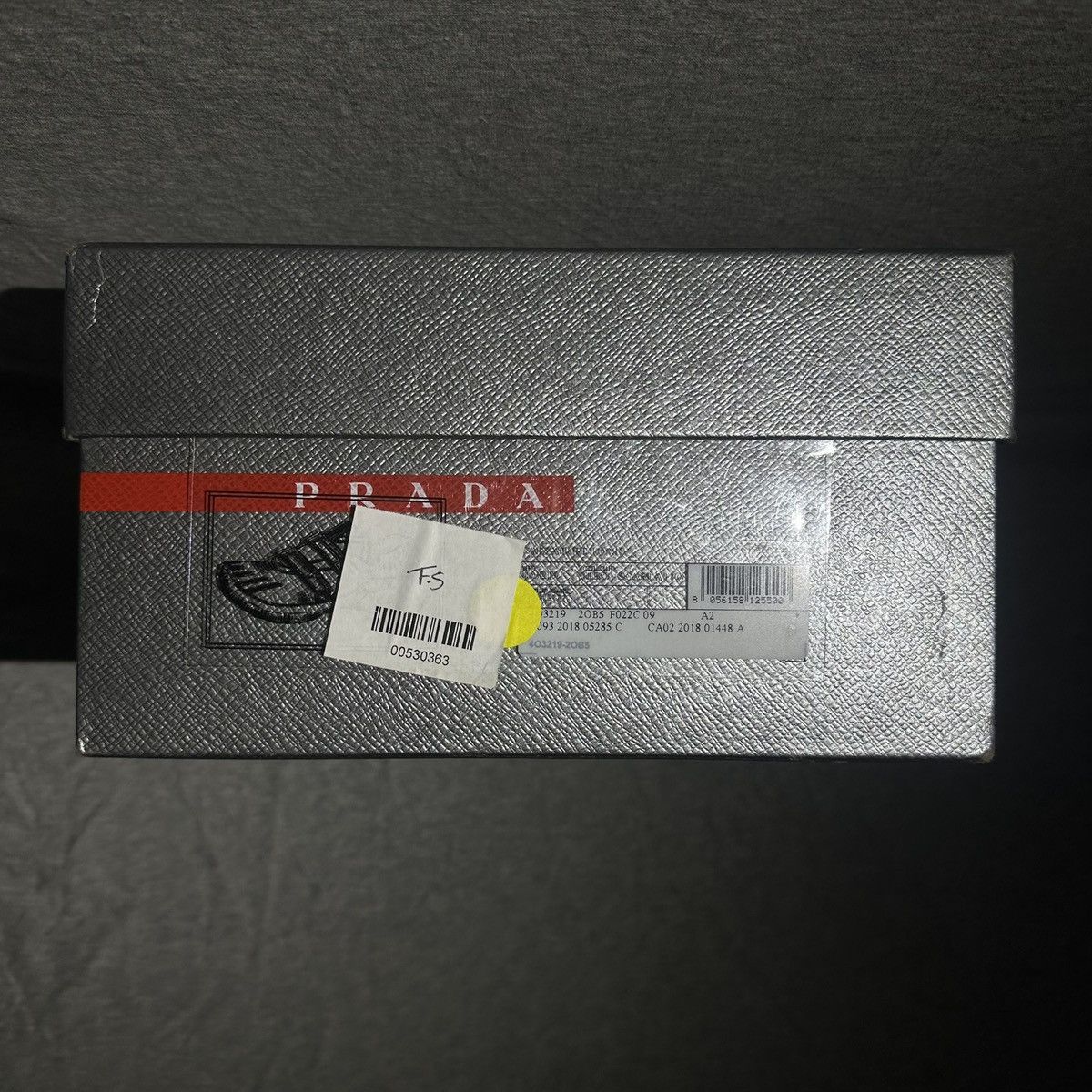 Prada PRADA Crossection Slip-On Knit Red/Black/Grey, Size 10.5 Size US 10.5 / EU 43-44 - 3 Thumbnail