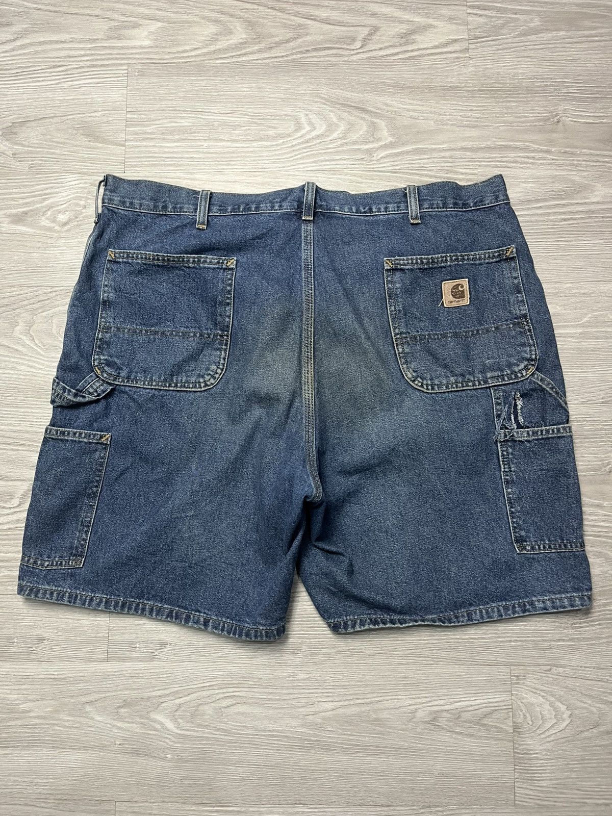 Carhartt Faded Denim Vintage Carhartt Short Carpenter Pants Size US 40 / EU 56 - 1 Thumbnail