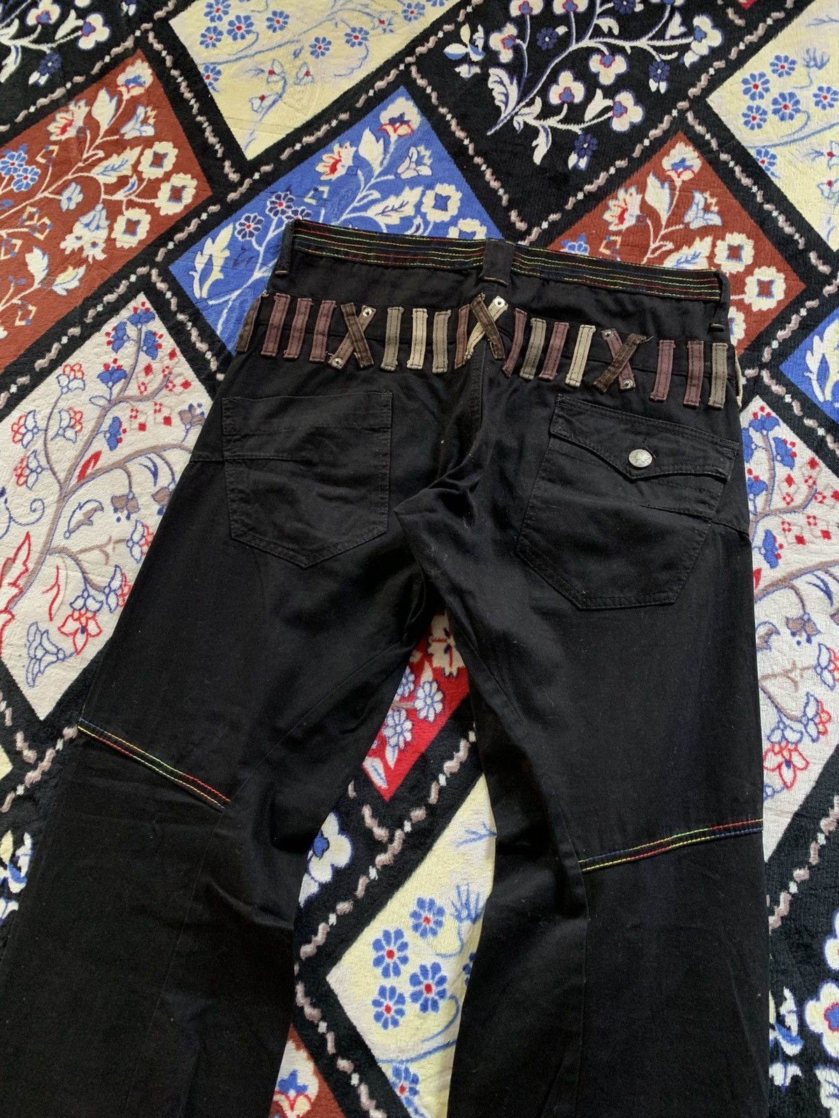 If Six Was Nine Breathmint Double Waist Pants Gothic Punk Style Size US 32 / EU 48 - 4 Thumbnail