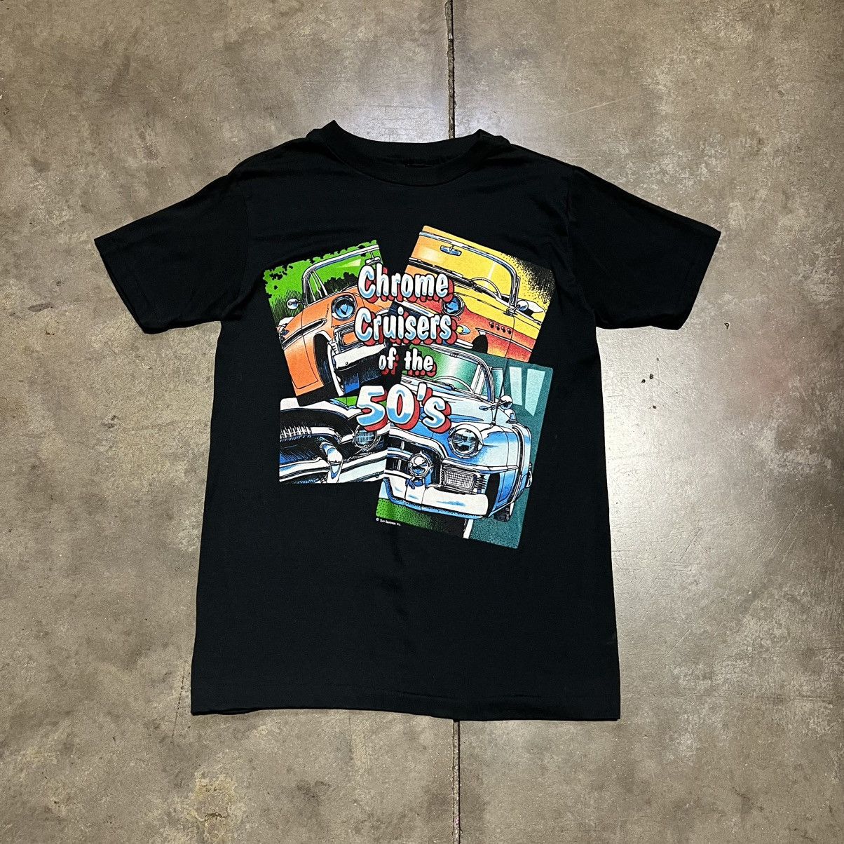 Vintage Vintage Car Show Graphic Tee 50s Hot Rod Automotive 90s USA Size US M / EU 48-50 / 2 - 1 Thumbnail