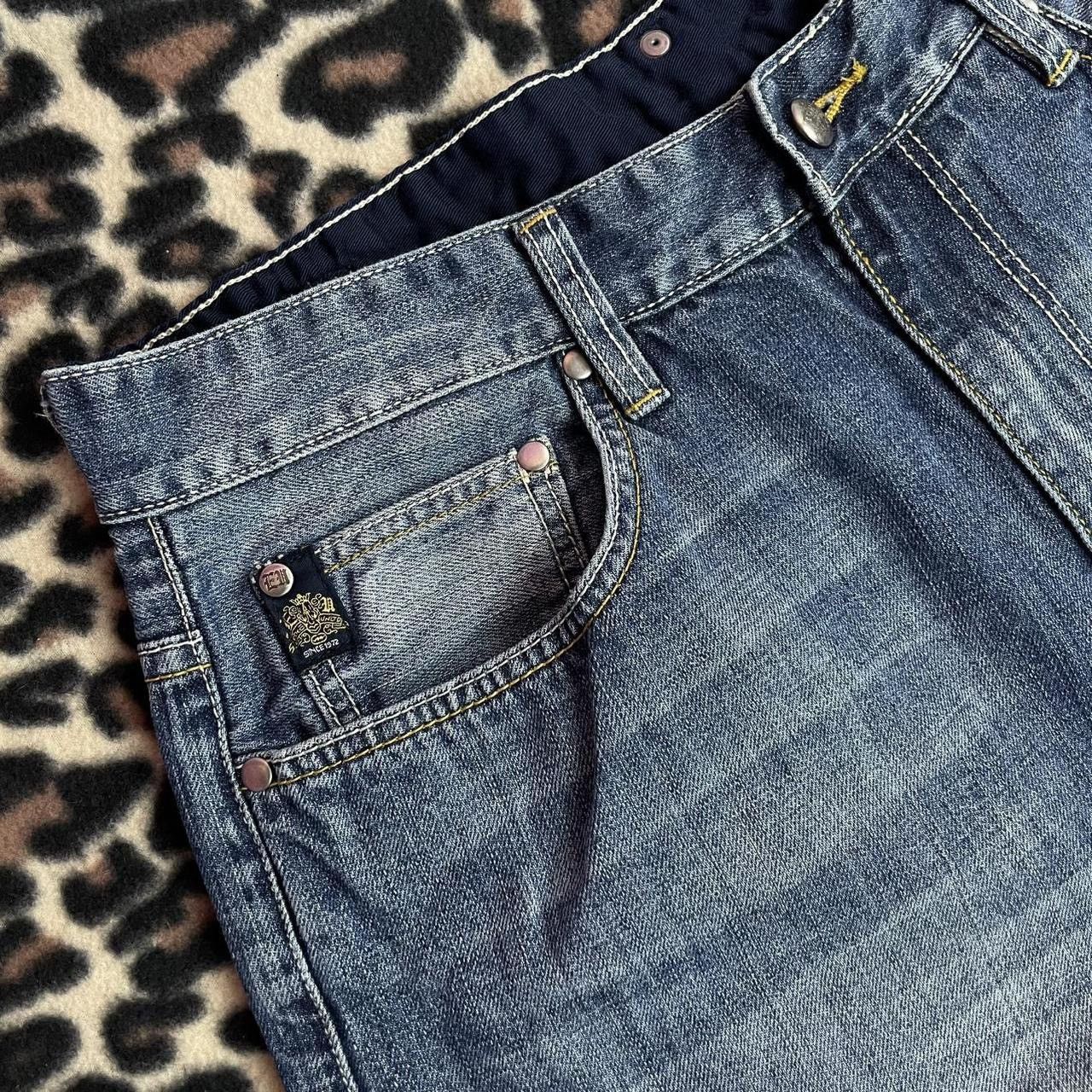 Ecko Unltd. Ecko Unltd. rhinoceros embroidered baggy denim jeans Size US 34 / EU 50 - 4 Thumbnail