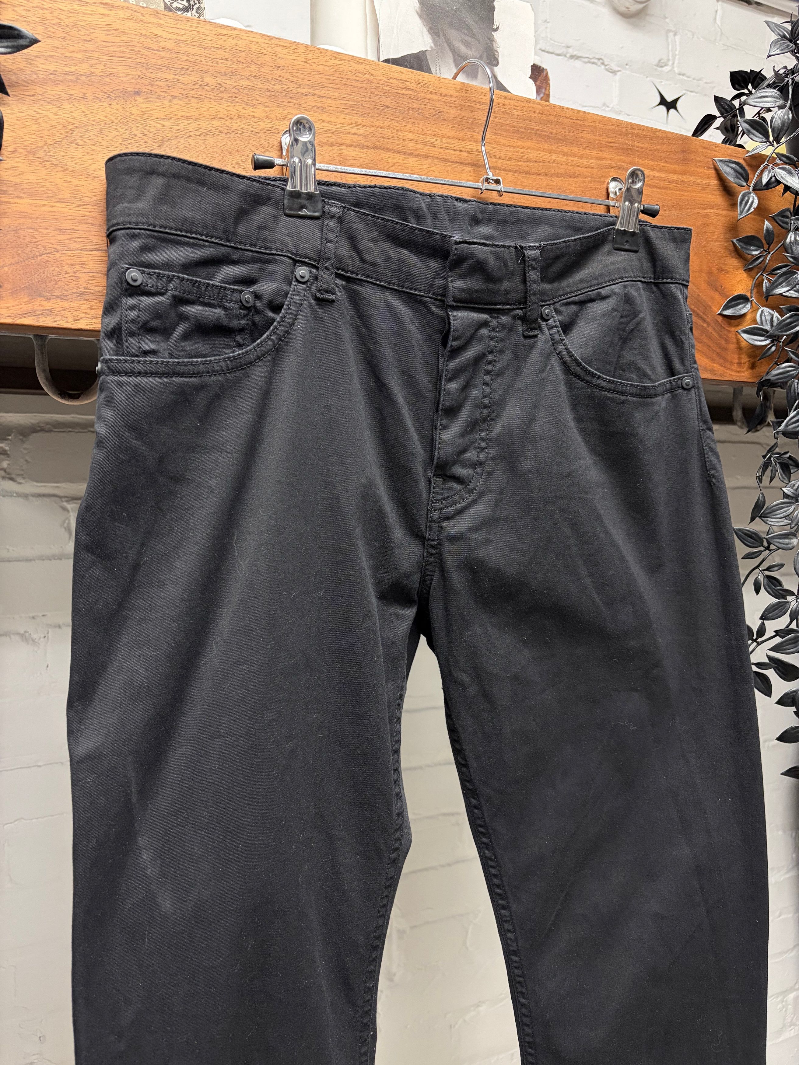Balenciaga 2016 Balenciaga Black Slim Skinny Jeans Size US 30 / EU 46 - 2 Thumbnail