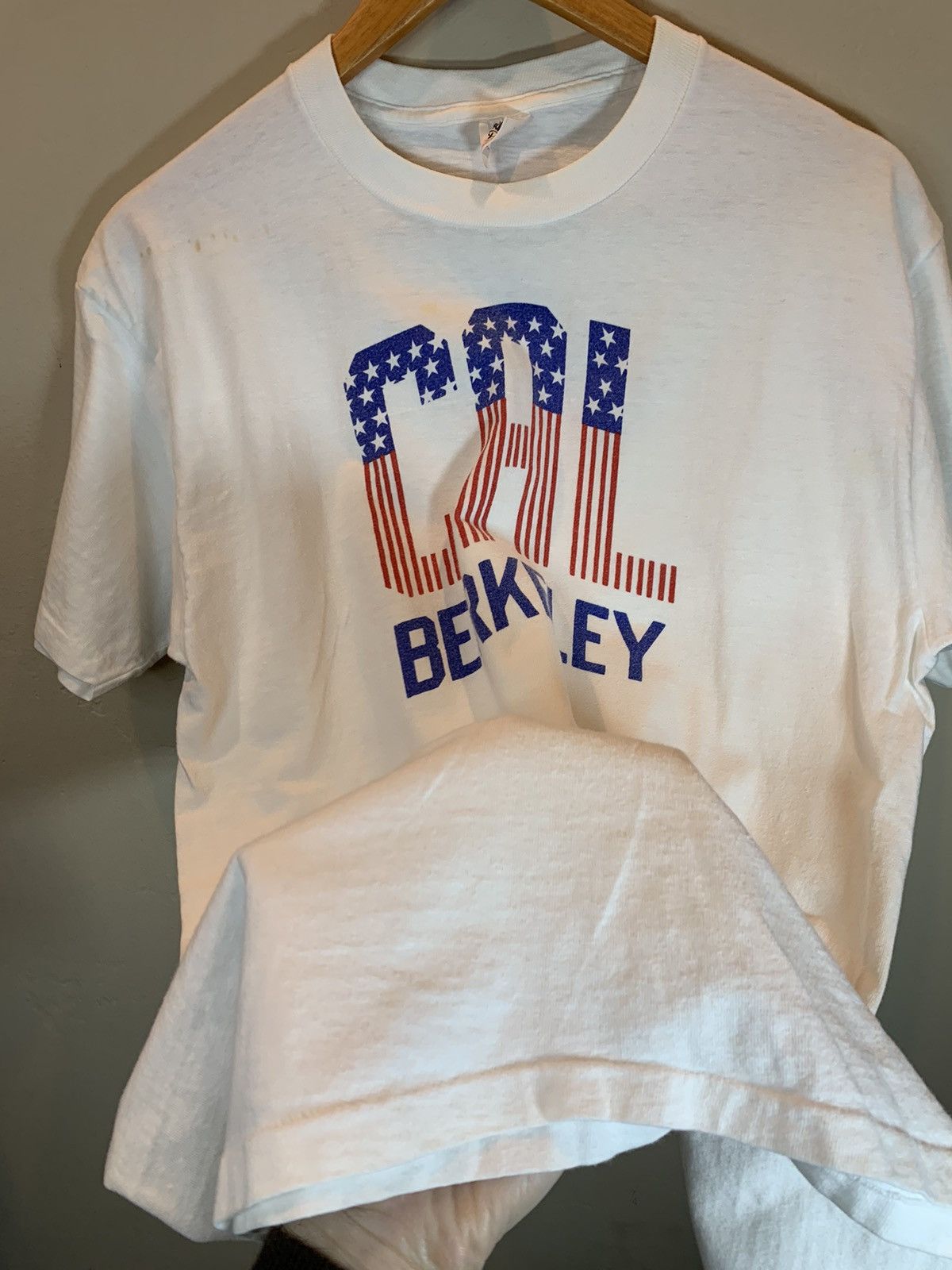 Vintage RARE Vintage 60s Cal UC Berkeley College Single Stitch Shirt Size US L / EU 52-54 / 3 - 4 Thumbnail