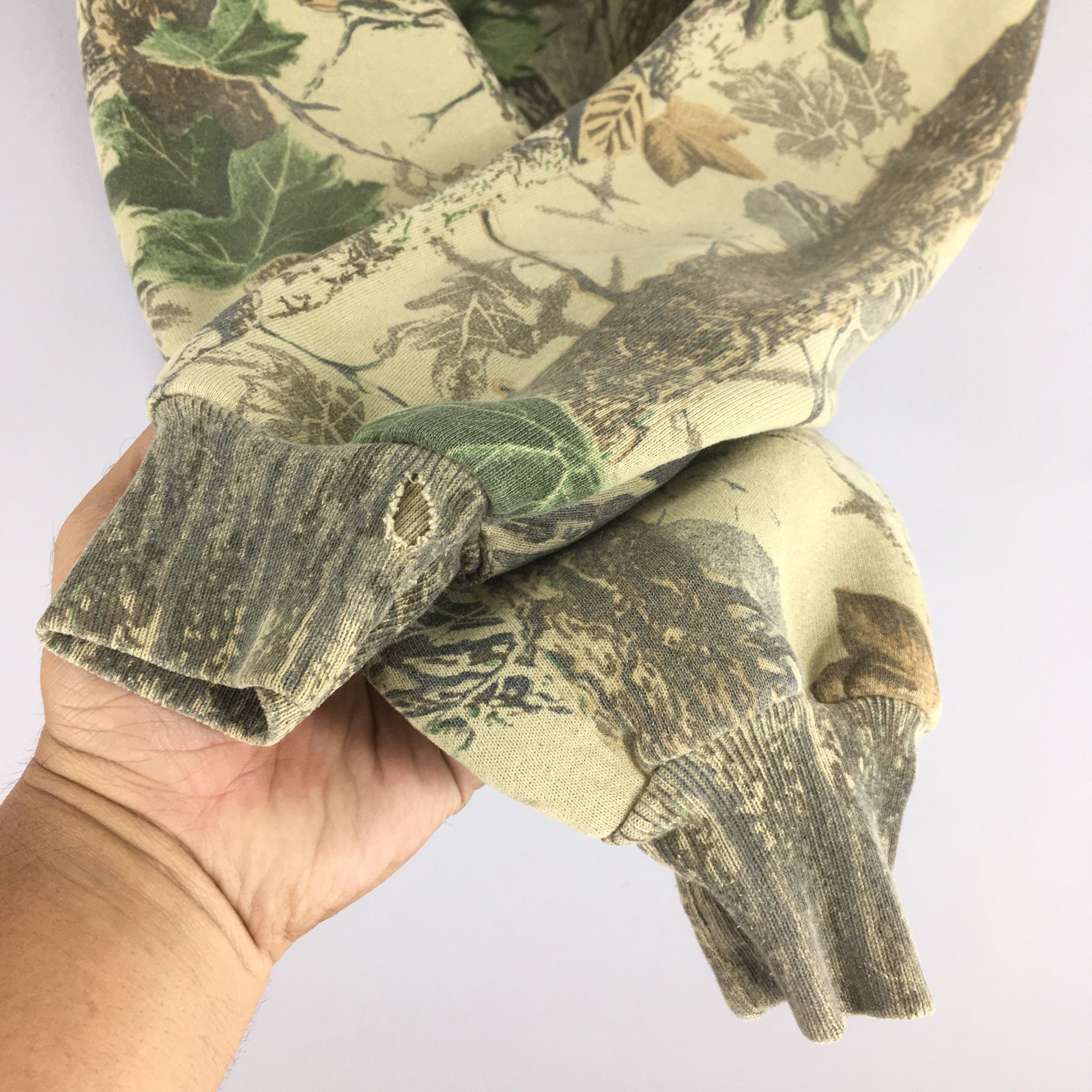 Jerzees Vintage 90s Jerzees Outdoors Mossy Oak Camo Sweatshirt XL Size US XL / EU 56 / 4 - 4 Thumbnail