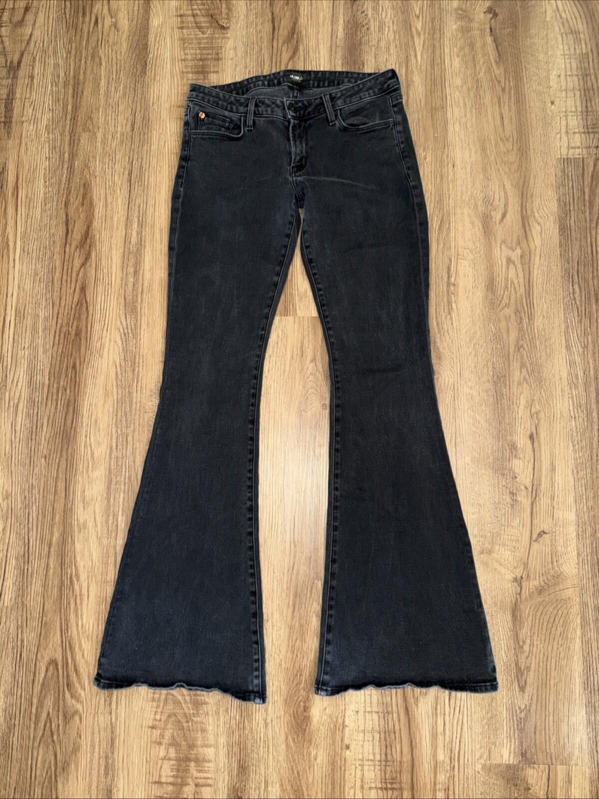 Hudson Hudson Woods Flare Jeans Size 28 Stretch Low Rise Size 28" / US 6 / IT 42 - 1 Thumbnail