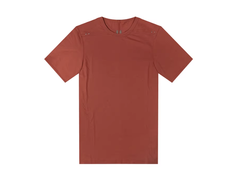 Rick Owens Rick Owens RO men's orange-pink long cotton tee, in stock Size US S / EU 44-46 / 1 - 1 Thumbnail