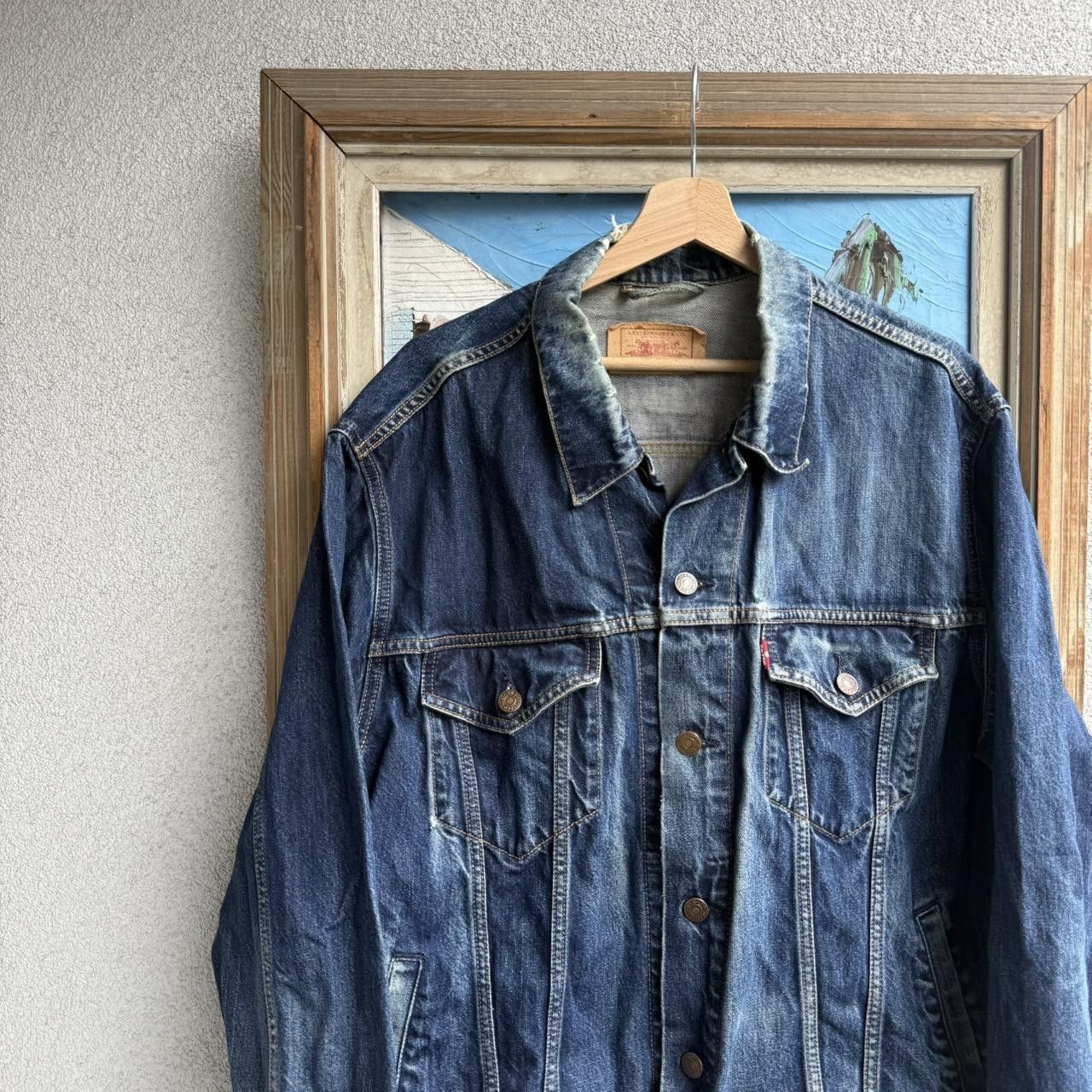 Levi's Vintage Clothing Levi’s Vintage Trucker Jeans Jacket Blue Size US XL / EU 56 / 4 - 4 Thumbnail