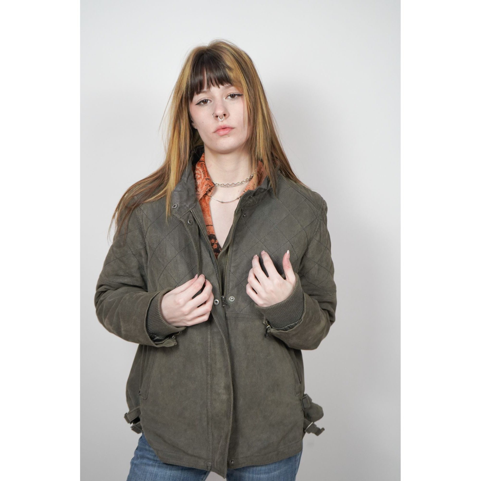 Danier Vintage Danier Suede Leather Oliver Jacket Size L / US 10 / IT 46 - 8 Thumbnail