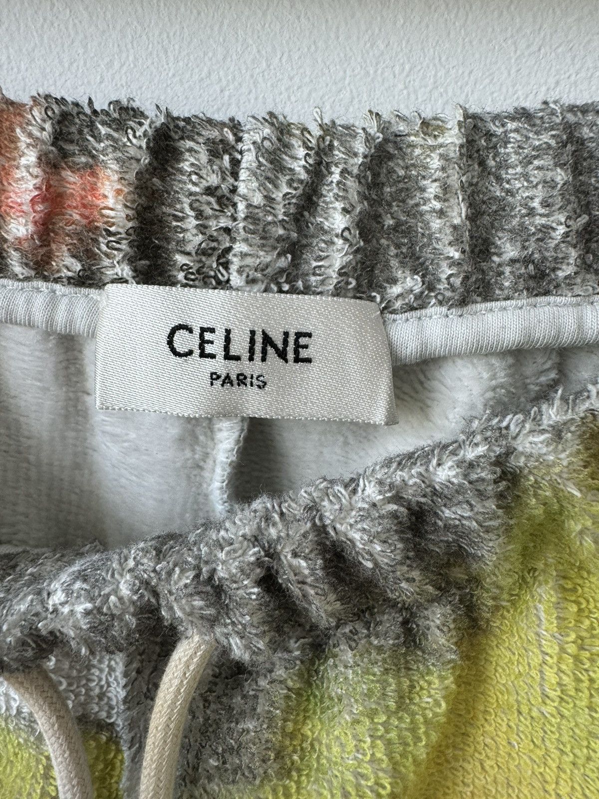 Celine CELINE SS24 TIE DYE TERRY COTTON SHORTS Size US 34 / EU 50 - 6 Thumbnail