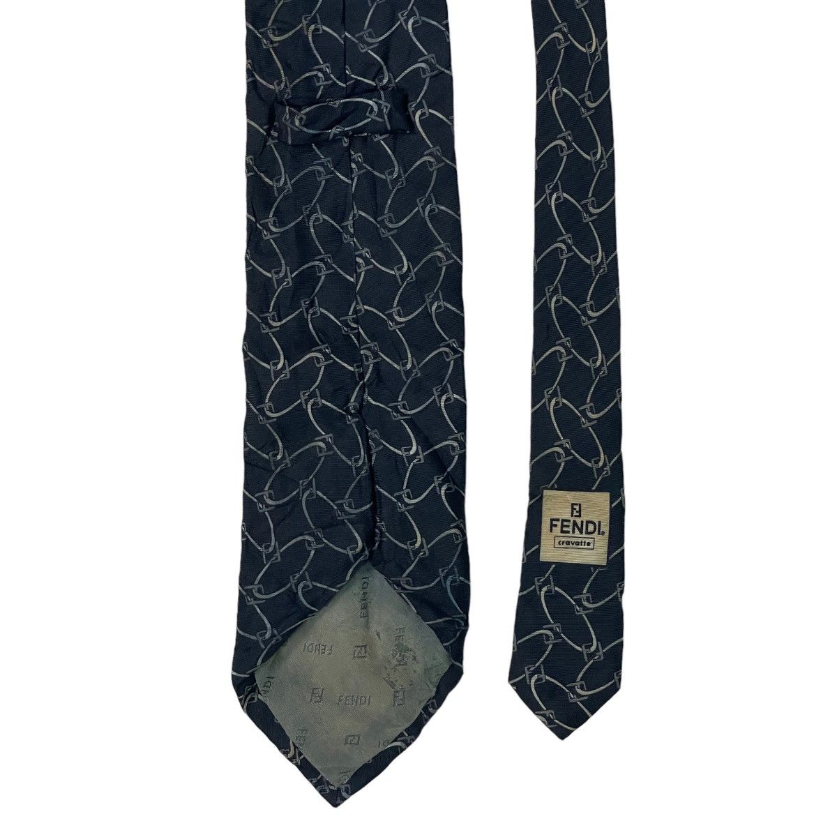 Fendi 🔥LAST PRICE🔥 Vintage Fendi Cravatte FF Silk Ties Size ONE SIZE - 11 Thumbnail