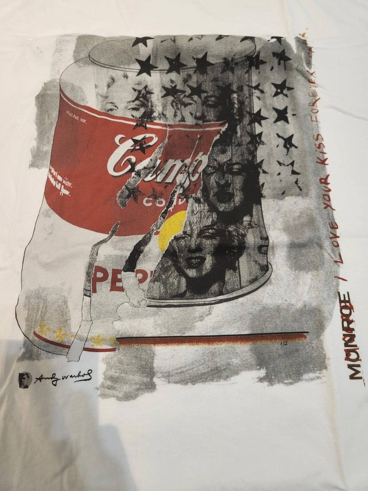 Uniqlo UNIQLO ANDY WARHOL X KAWAMURA CAMPBELL SOUP MEN'S T-SHIRT XL Size US XL / EU 56 / 4 - 2 Thumbnail