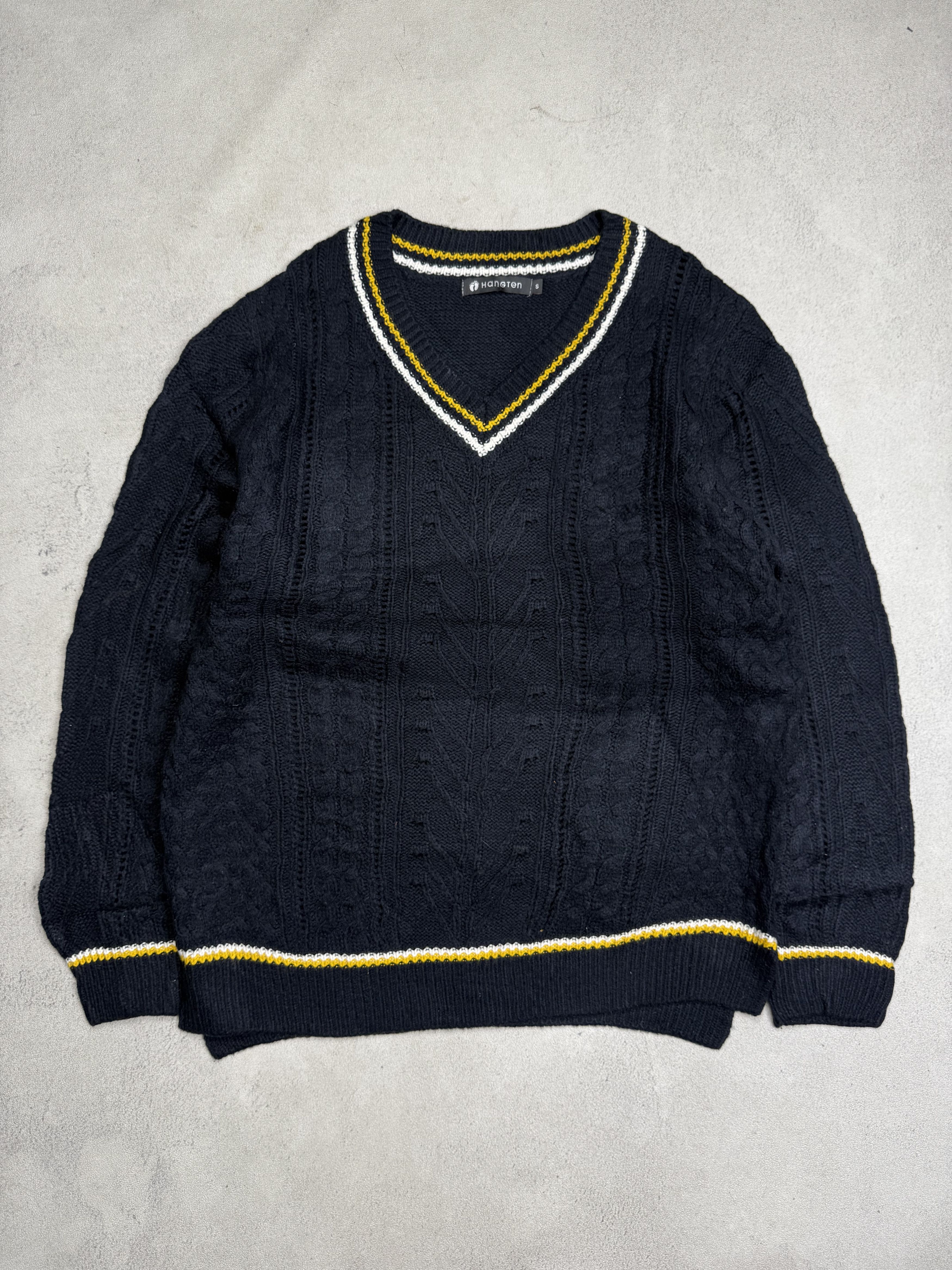 Hang Ten Vintage Hang Ten Cable Knit Cricket Sweater Size US S / EU 44-46 / 1 - 1 Thumbnail