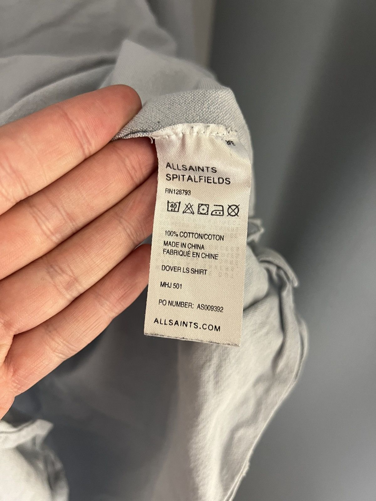 Allsaints × Vintage VERY RARE ALLSAINTS SPITALFIELDS LONG SLEEVE SHIRT DESIGNER Size US XL / EU 56 / 4 - 7 Thumbnail