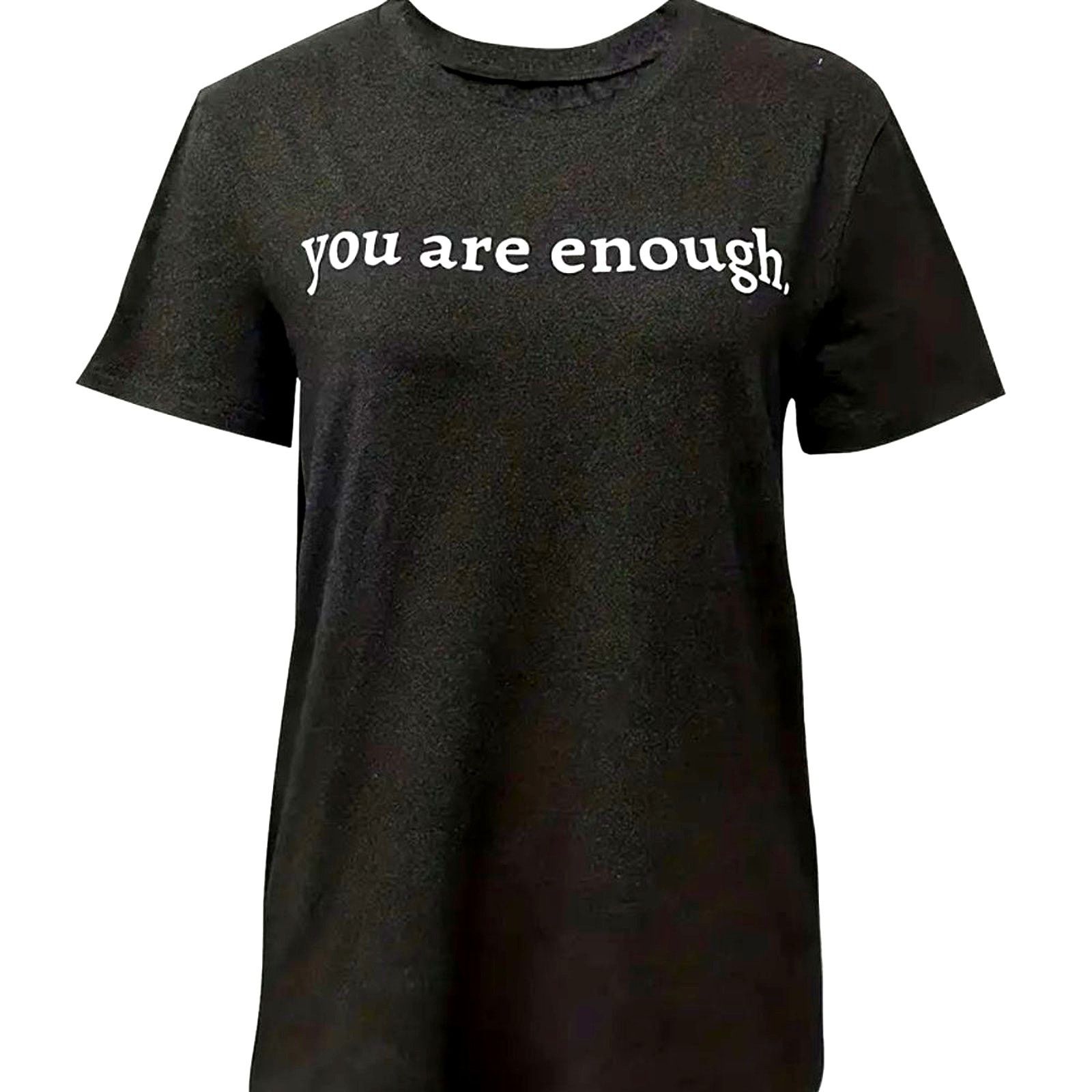 Other You Are Enough T-Shirt w/Note on the Back Deep Grey 12 Size XL / US 12-14 / IT 48-50 - 3 Thumbnail