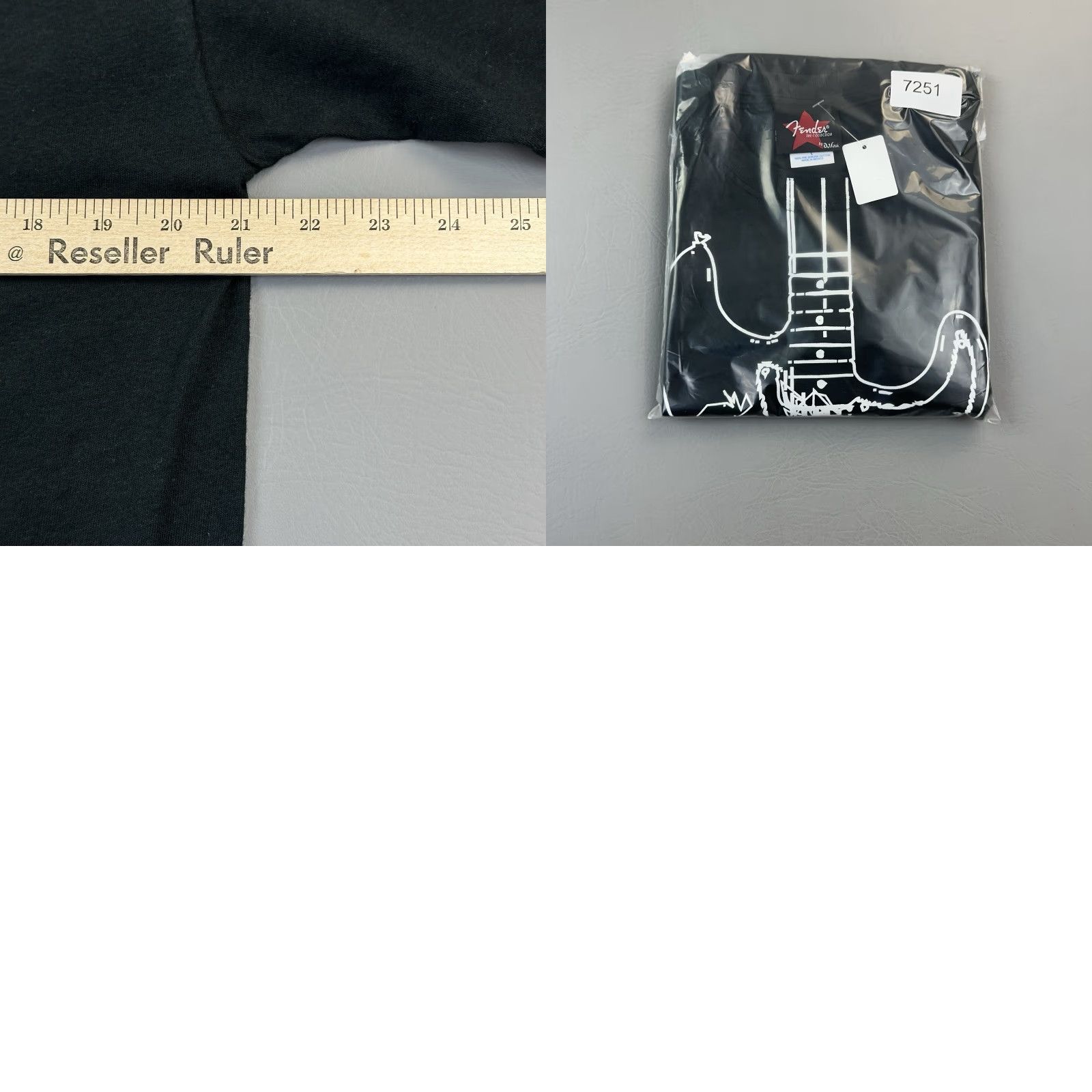 Fender VINTAGE Fender By Da Vinci Shirt Mens Large Guitar Silhouette Deadstock Y2K Size US L / EU 52-54 / 3 - 8 Thumbnail