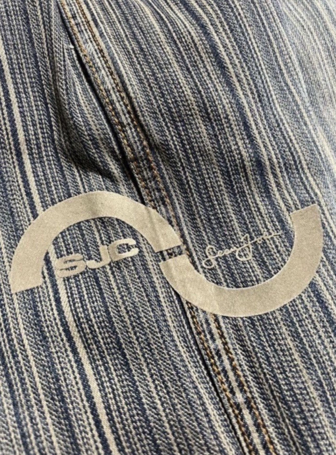 Sean John ***FINAL DROP***RARE 00s SEAN JOHN HICKORY STRIPE DENIM 32 Size US 32 / EU 48 - 18 Thumbnail