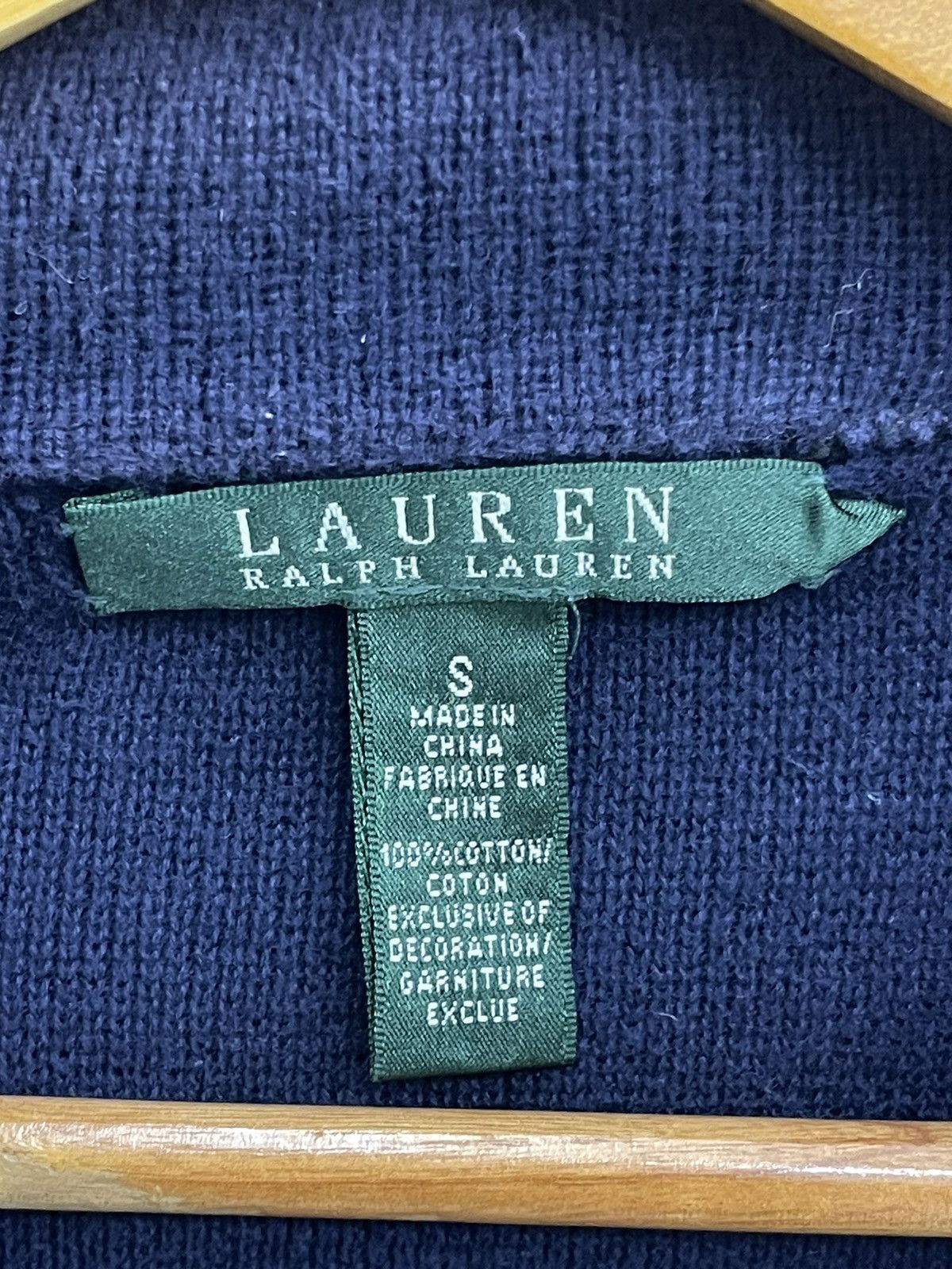 Polo Ralph Lauren Ralph Lauren Navy Knit Crest Blazer - Gold Bullion Patch Size S / US 4 / IT 40 - 4 Thumbnail