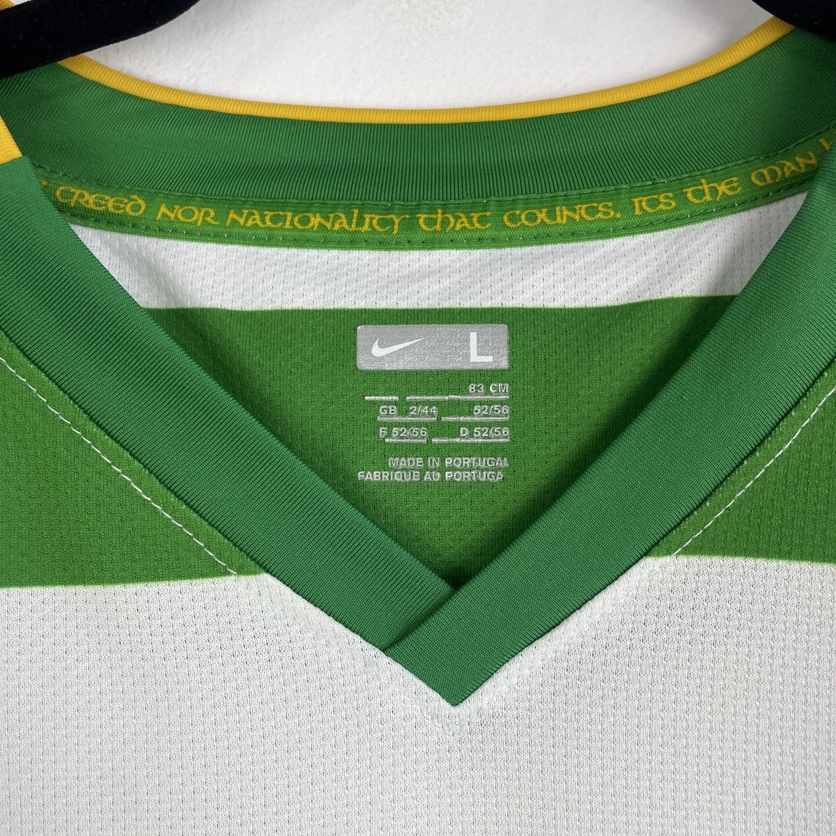 Nike Celtic Authentic Nike Home Long Sleeve Jersey Men 2008/2010 Size US L / EU 52-54 / 3 - 4 Thumbnail