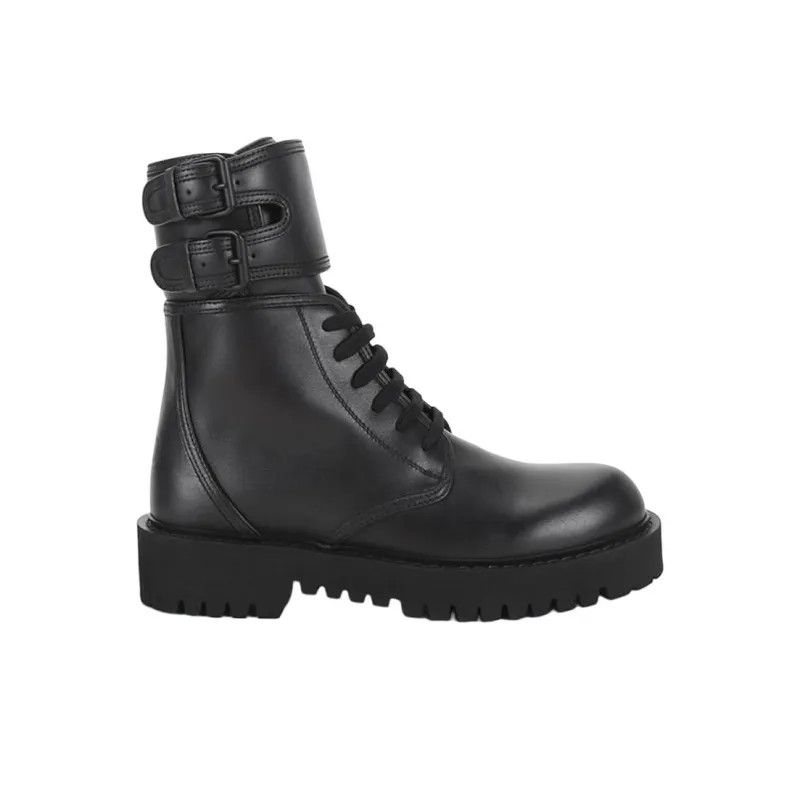 Valentino o1y0525 Leather Ankle Boots in Black Size US 9 / EU 42 - 1 Thumbnail