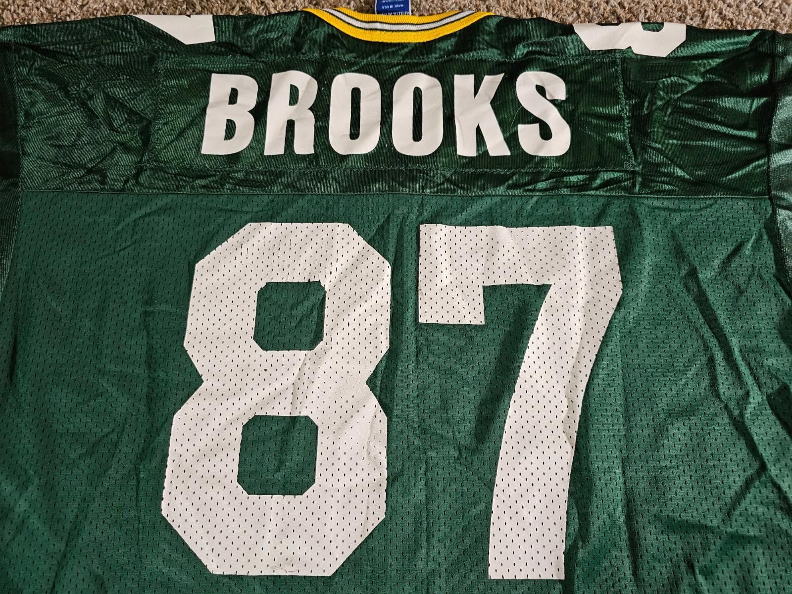 Champion Green Bay Packers Robert Brooks #87 Champion Jersey Mens 48 Size US M / EU 48-50 / 2 - 8 Thumbnail