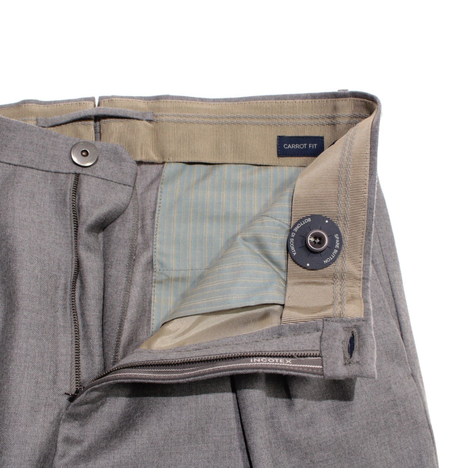 Incotex INCOTEX New with tags Dress Pants Size 30 US In Gray Size US 30 / EU 46 - 2 Thumbnail