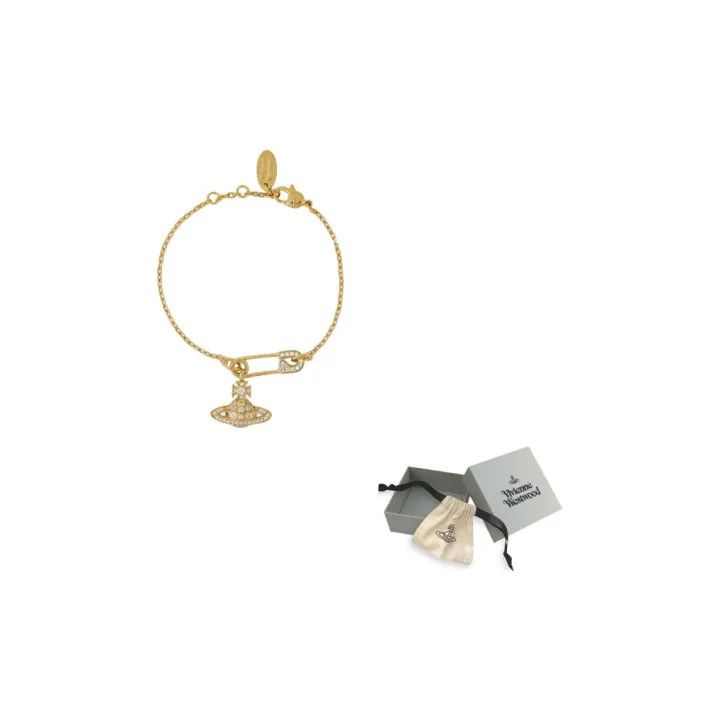 Vivienne Westwood Vivienne Westwood Lucrece Bracelet Gold Pin 0079 Size ONE SIZE - 1 Thumbnail