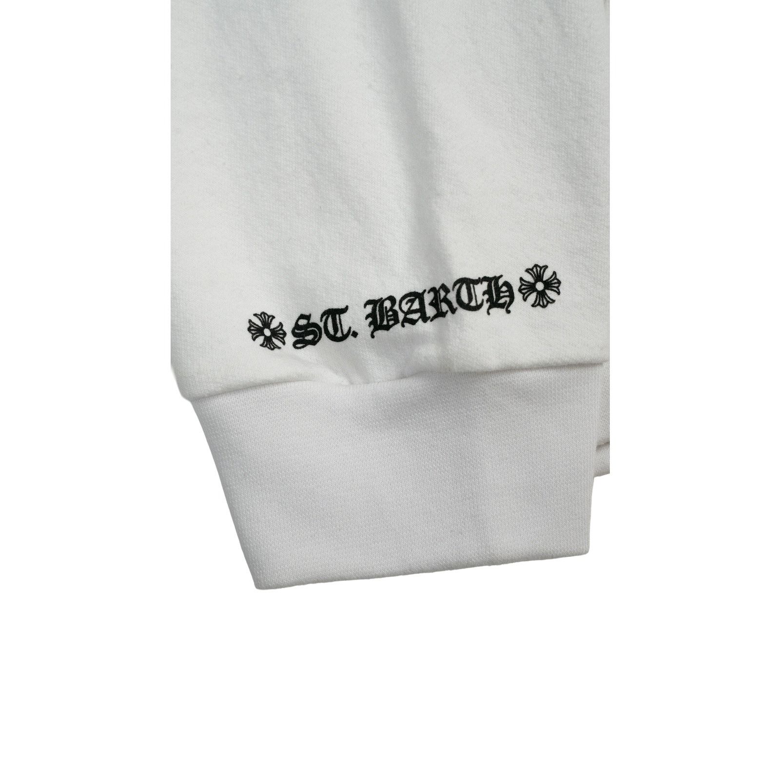 Chrome Hearts St. Barth Back Horseshoe Logo Hoodie 'White/Blue' Size US XL / EU 56 / 4 - 3 Thumbnail