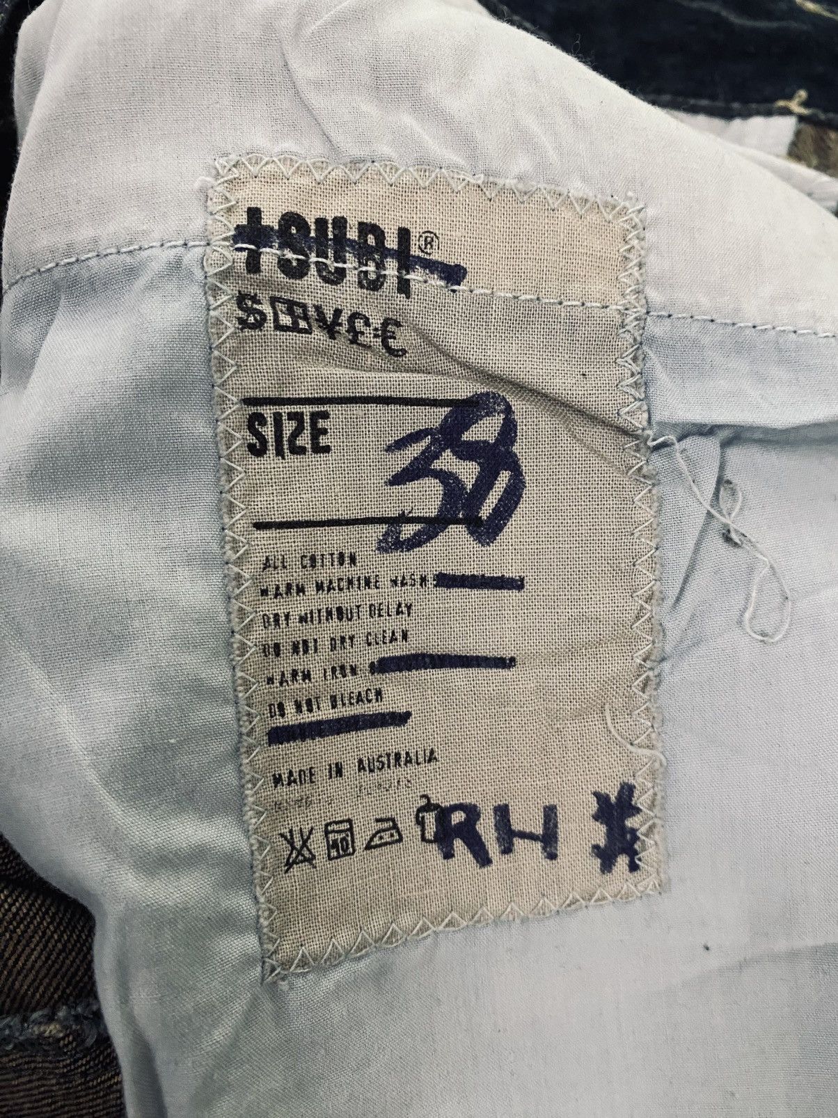 Ksubi VTG Tsubi Ksubi Rat Catcher Australia Deadstock Jean Y2K NWT Size US 38 / EU 54 - 2 Thumbnail