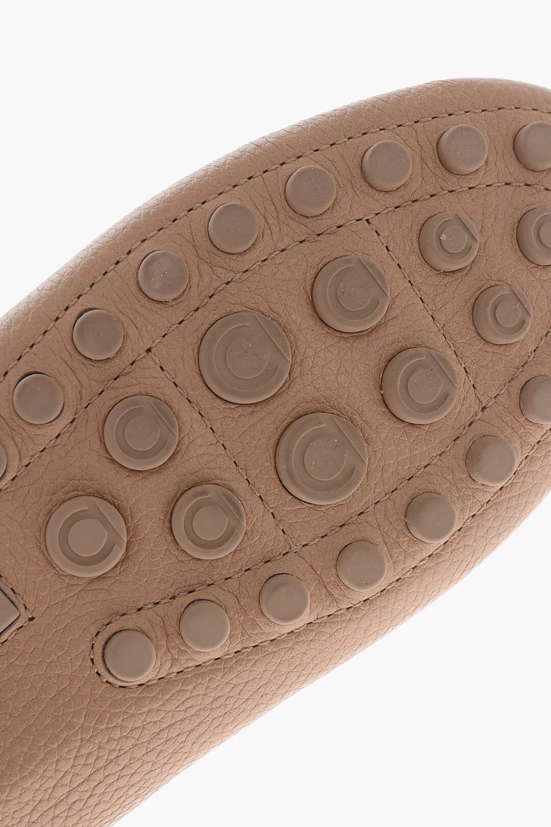 Salvatore Ferragamo og1mm0426 Hammered Leather Loafers in Pink Size US 7 / IT 37 - 5 Thumbnail