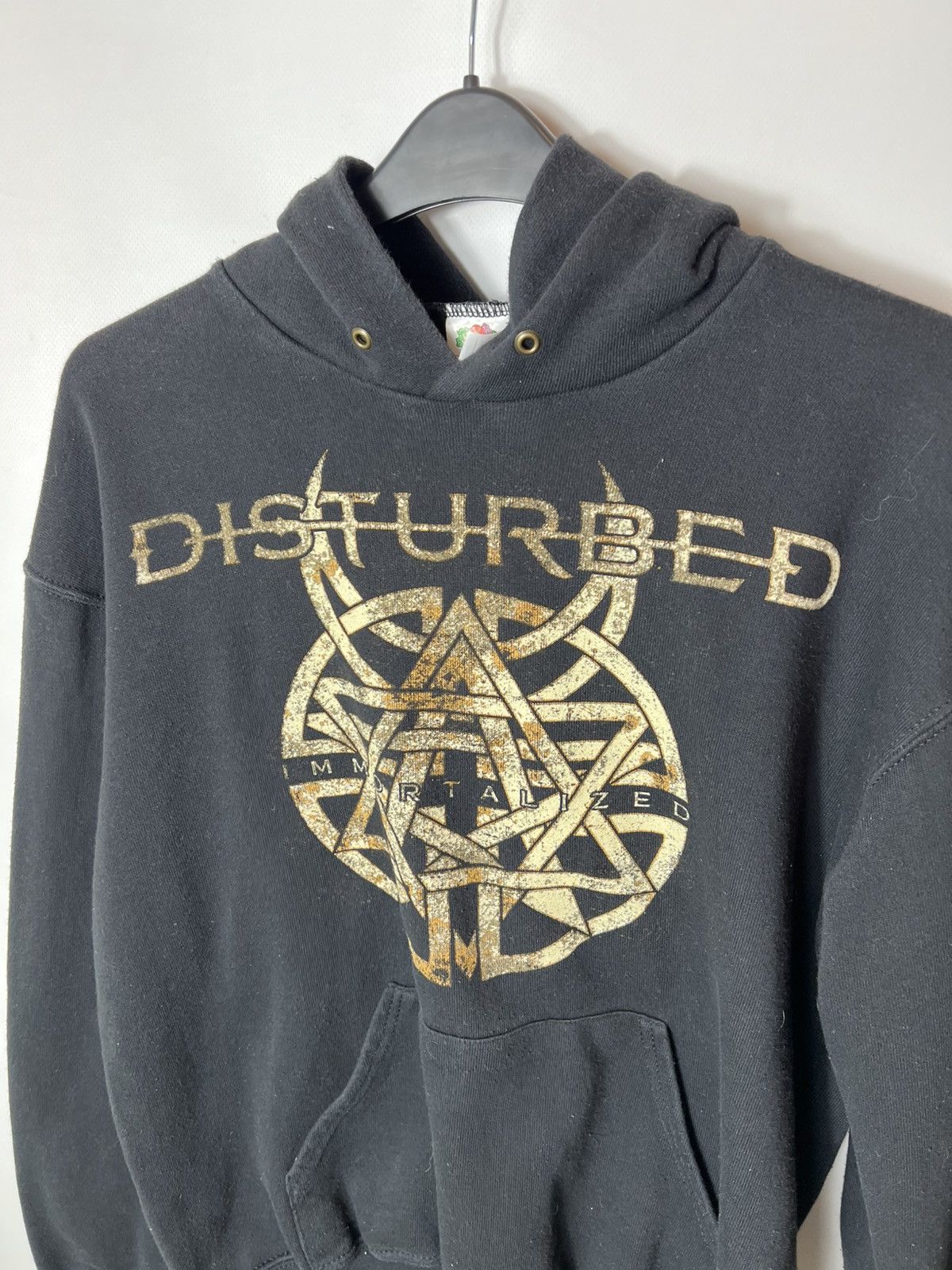 Disturbia Vintage Band Rock DISTURBED Immortalized Album Promo Hoodie Size US M / EU 48-50 / 2 - 2 Thumbnail