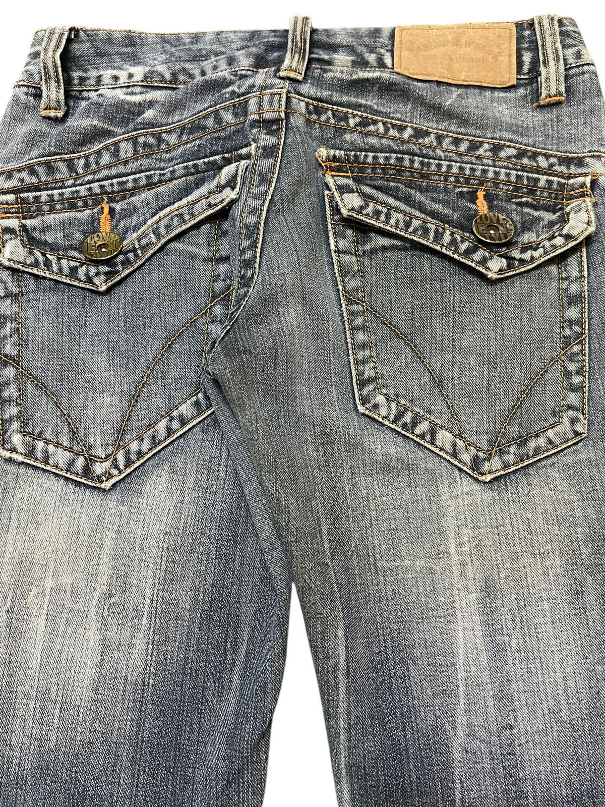 Hysteric Glamour Vintage Japanese Brand Faded Wash Style Flare Jeans Size US 29 - 6 Thumbnail