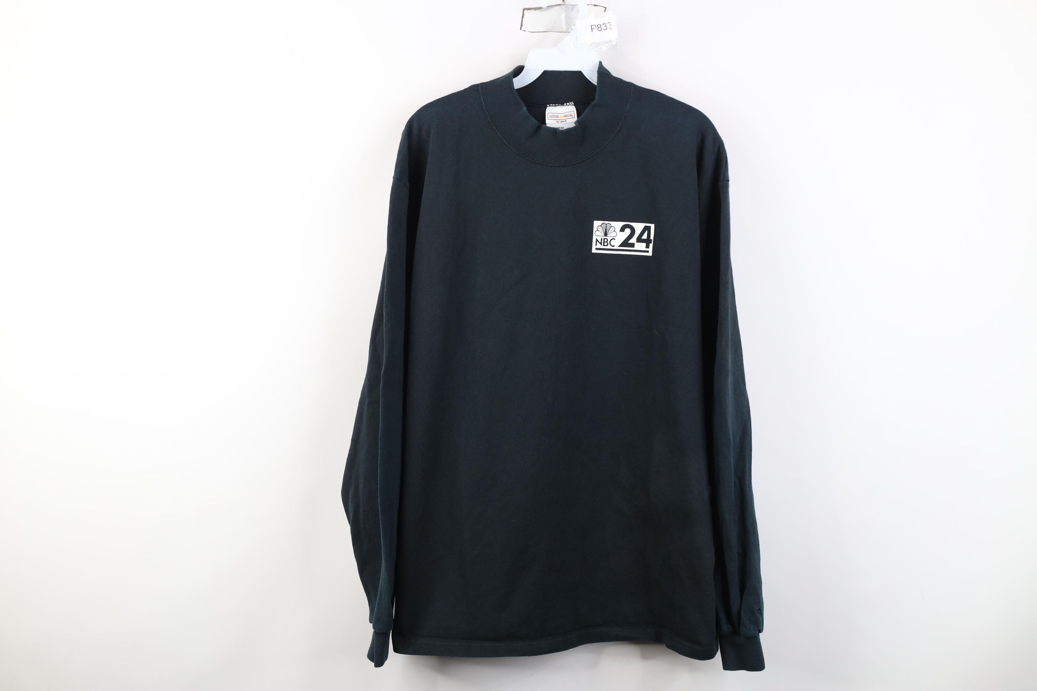 Vintage Vintage 90s Y2K Cook's And the Kitchen Mock Neck T-Shir Size US L / EU 52-54 / 3 - 1 Thumbnail