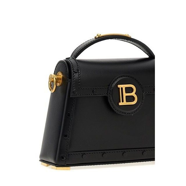 Balmain BALMAIN B-buzz Dynasty Black Leather Shoulder Bag New Size ONE SIZE - 3 Thumbnail