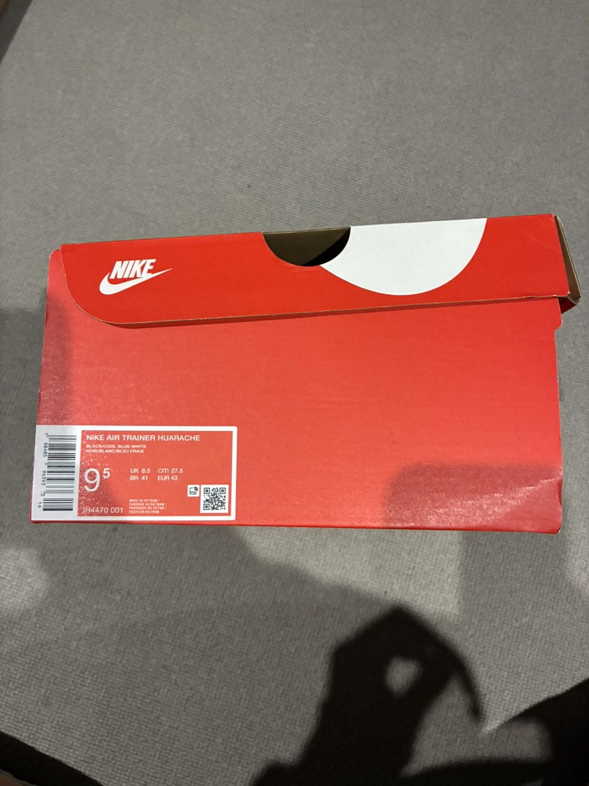 Nike Nike Air Trainer Huarache OG Black Cool Blue Men 8.5uk Size US 8.5 / EU 41-42 - 6 Thumbnail