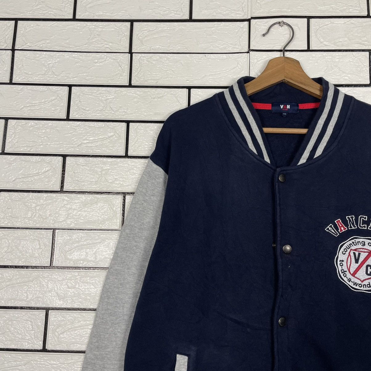 Japanese Brand Van Club Big Logo Varsity Sweater Jacket Size US L / EU 52-54 / 3 - 6 Thumbnail