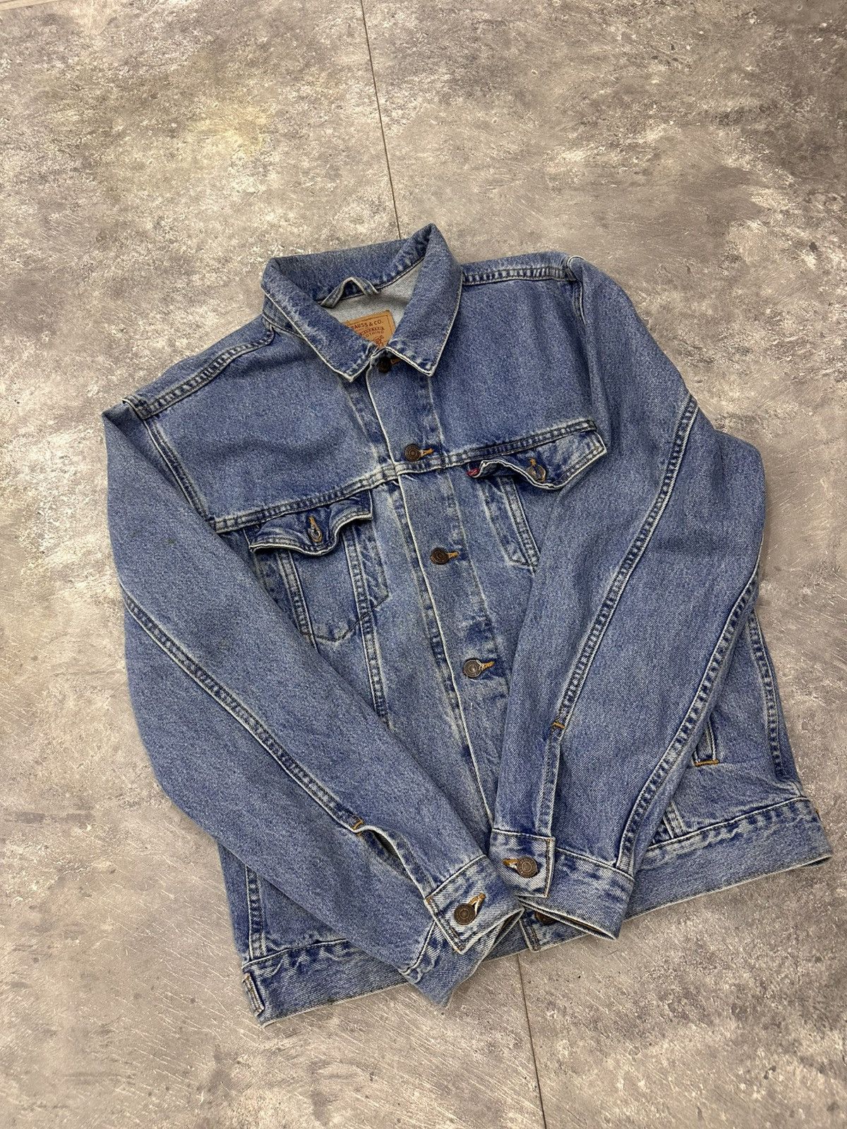 Vintage Levis Vintage Made in USA Denim Jacket Size US M / EU 48-50 / 2 - 3 Thumbnail