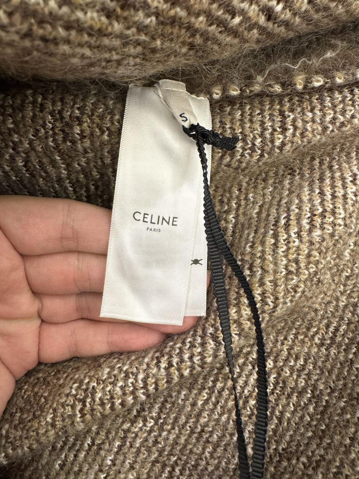 Celine Celine cropped mohair sweater Size US S / EU 44-46 / 1 - 8 Thumbnail