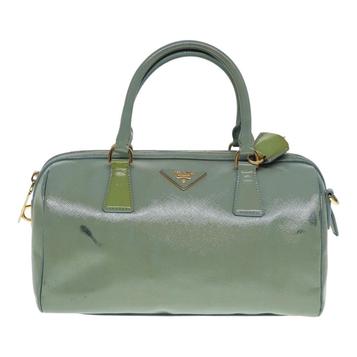 Prada Green Patent Leather Handbag (Pre-Owned) Size ONE SIZE - 1 Thumbnail