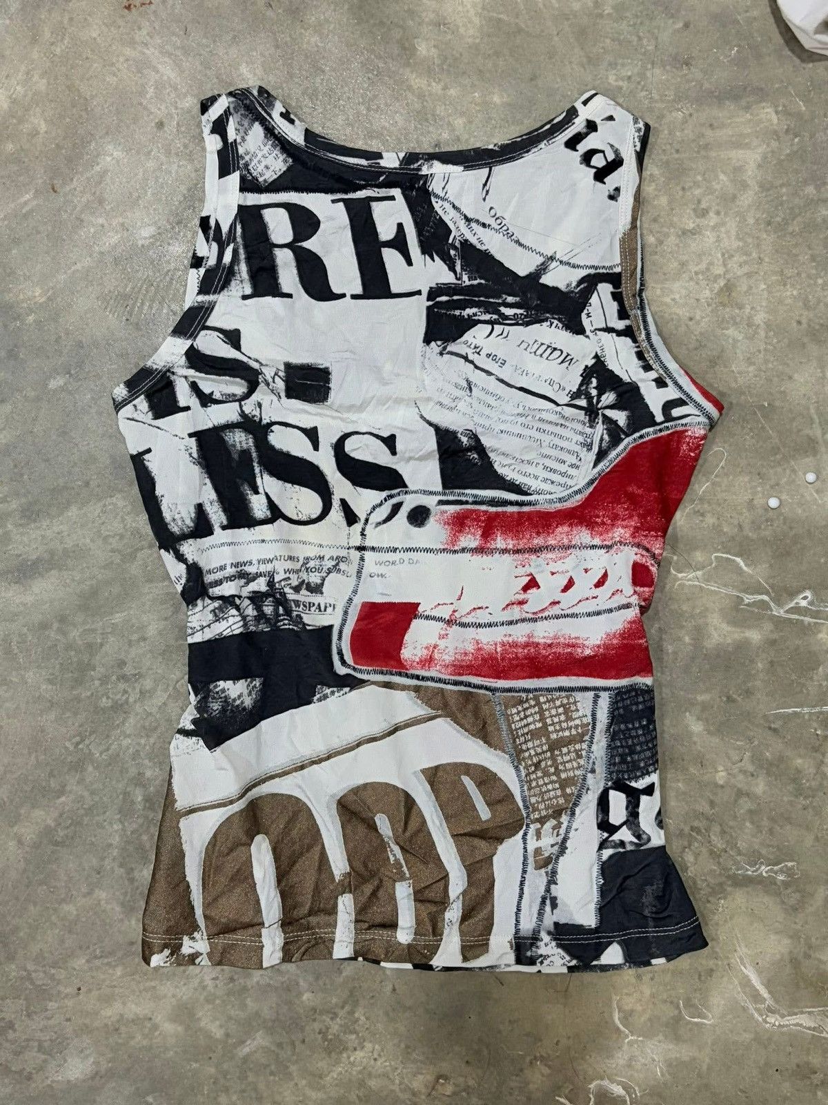 John Galliano Galliano Tanktop Size S / US 4 / IT 40 - 3 Thumbnail