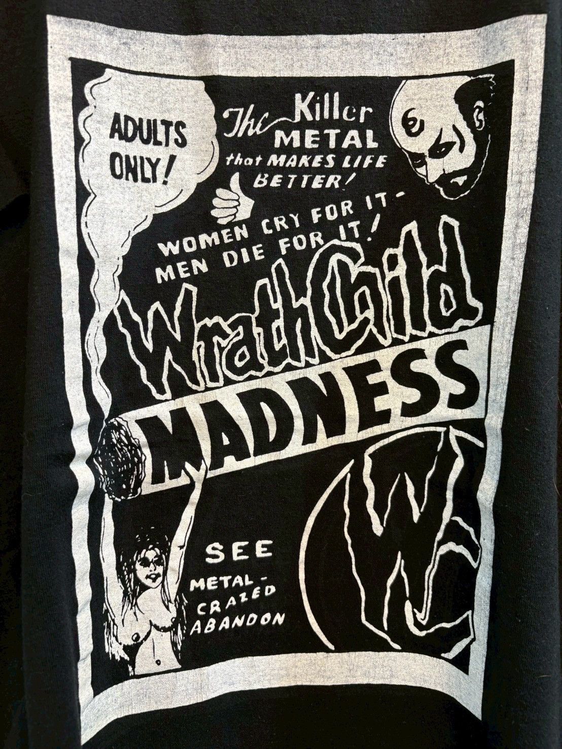 Band Tees Wrath child vintage tee Size US XL / EU 56 / 4 - 2 Thumbnail