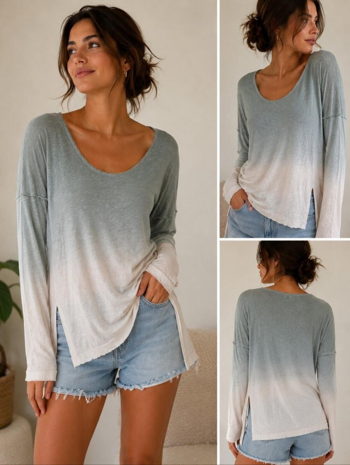Other Linen Blend Top Size XS / US 0-2 / IT 36-38 - 1 Thumbnail